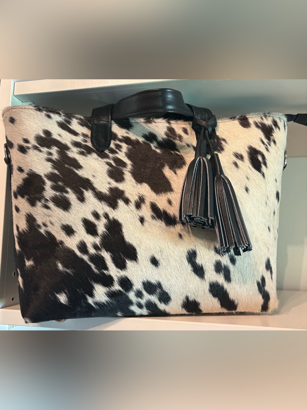 Jackson and Hyde Cowhide Crossbody Bag